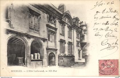 CPA Bourges L'Hotel Lallenand