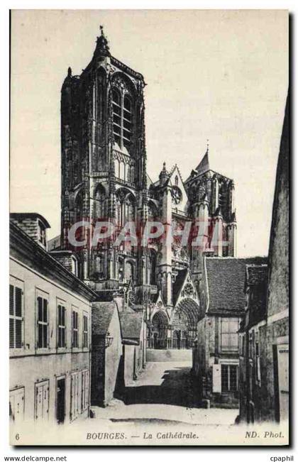 CPA Bourges La Cathedrale