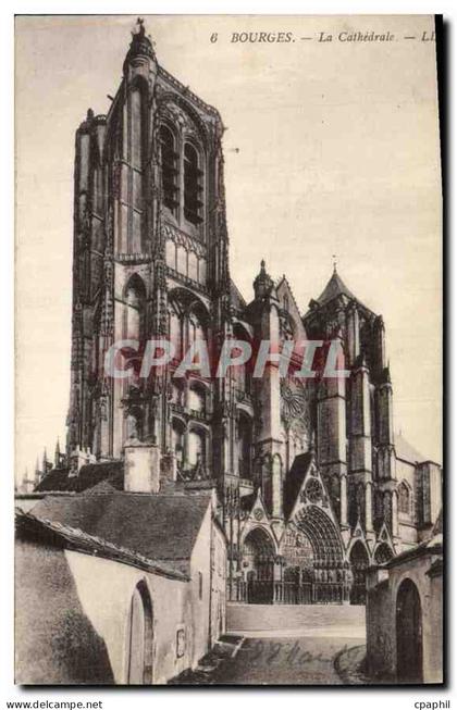 CPA Bourges La Cathedrale