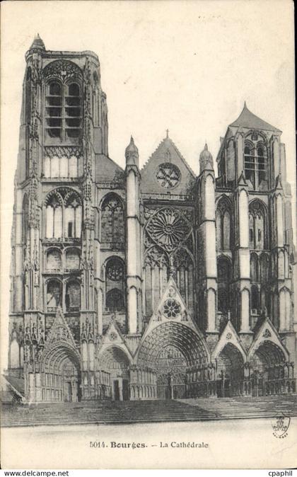 CPA Bourges La Cathedrale