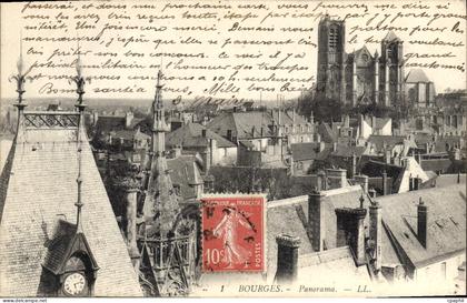 CPA Bourges Panorama