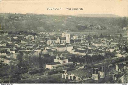 38 - Bourgoin - Vue Générale - CPA - Voir Scans Recto-Verso