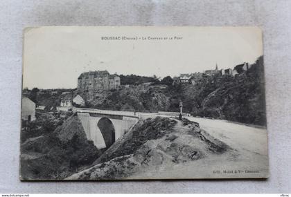 Boussac, le château et le pont, Creuse 23