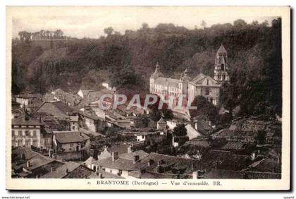 CPA Brantome Vue d'ensemble