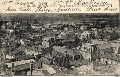 Bressuire - Panorama pris des Tours de Notre Dame - CPA