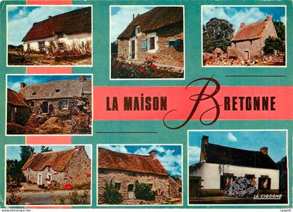 CPM Bretagne Quand la Bretagne habite une chaumiere