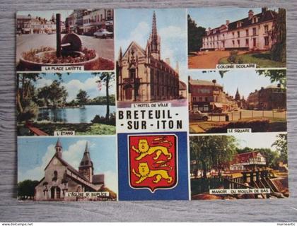 Cpa Breteuil sur Iton (27) multivue