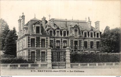 CPA Breteuil sur Iton Le chateau