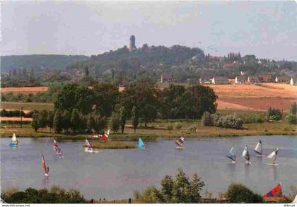 Carte Postale - 91 - Brétigny sur Orge - Le plan d'eau vue sur la tour de Montlhéry - CPM - Voir Scans Recto-Verso - Pos