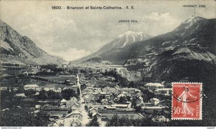 CPA Briancon et Sainte Catherine