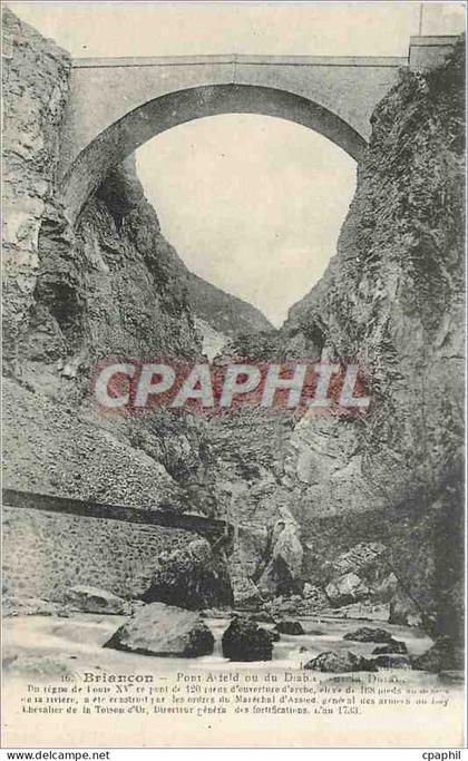 CPA Briancon Pont Ateld ou du Diable