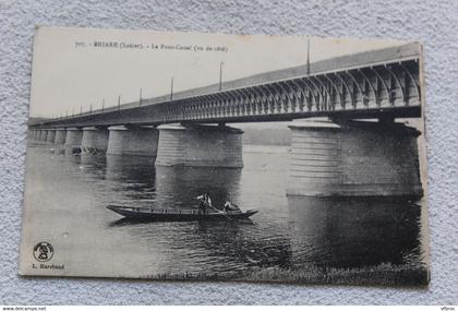 Briare, le pont canal, vu de côté, Loiret 45