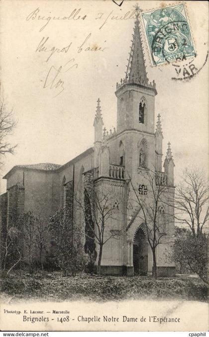 Brignoles CPA Chapelle Notre Dame de l'esperance