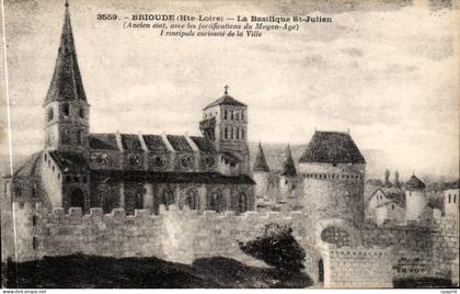 CPA Brioude La basilique St Julien