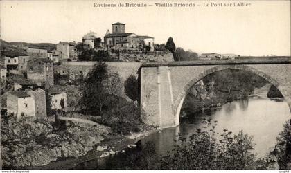 CPA Environs de Brioude Vieille Brioude Le Pont Sur L Allier