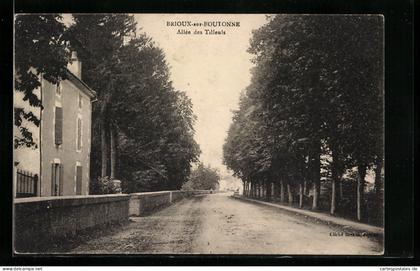 CPA Brioux-sur-Boutonne, Allee des Tilleuls
