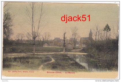 61 - Briouze (Orne) - Le Marais - Carte toilée