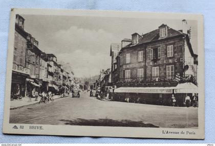 Cpa 1940, Brive, l'avenue de Paris, Corrèze 19