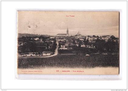 81 CADALEN Vue Générale, ed Labouche 518, Tarn, 1926