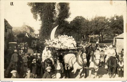 CARTE PHOTO Caen Enfants Carnaval