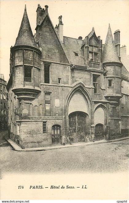 CPA Paris hotel de Sens