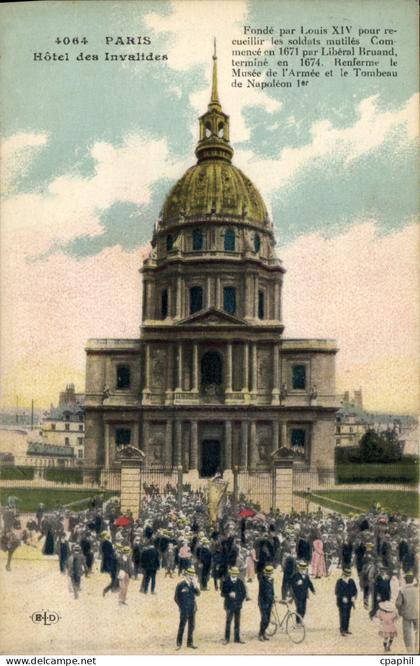 CPA Paris Hotel des Inavlides