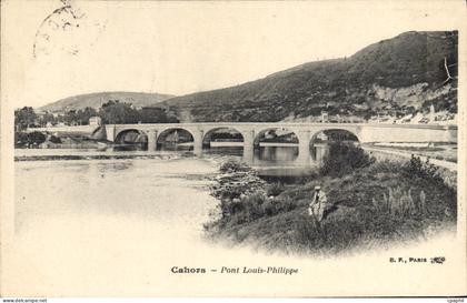 CPA Cahors Pont Louis Philippe