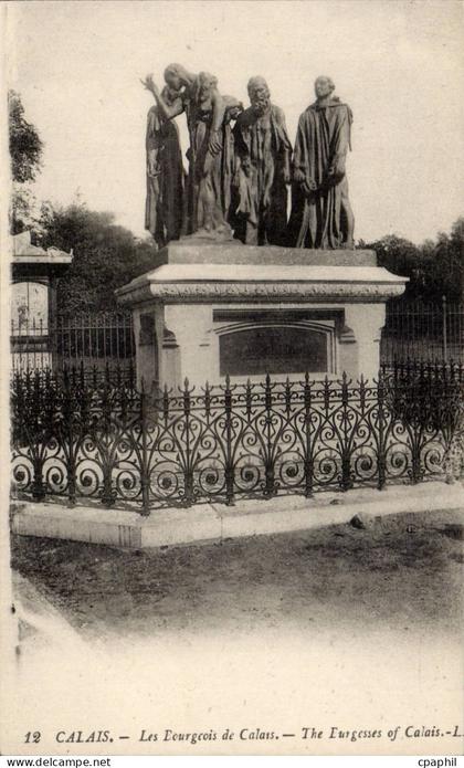 Calais - Les Bourgeois de Calais CPA