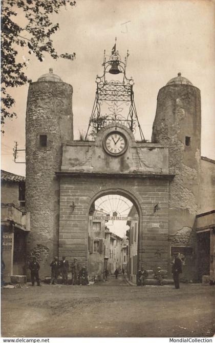 MIKIL-0259 84 CAMARET SUR AYGUES AIGUES PORTE DE RAVELIN CARTE PHOTO