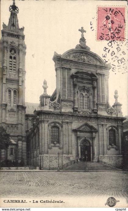 CPA Cambrai La cathedrale