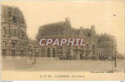 CPA Cambrai La Gare