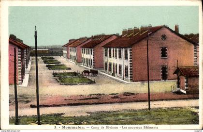 CPA Mourmelon Camp de Division Les nouveaux batiments Militaria