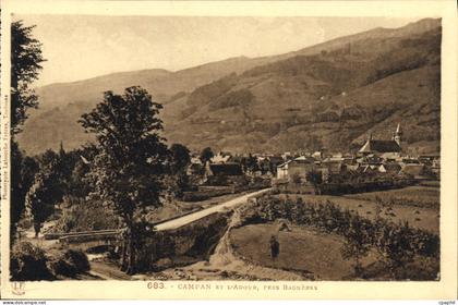 CPA Campan et l'Adour Pres Bagneres