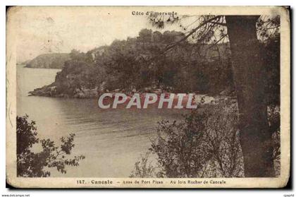 CPA Cancale Anse de Port Pican Au loin Rocher de Cancale