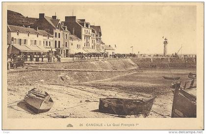 CPSM Cancale Quai François 1er