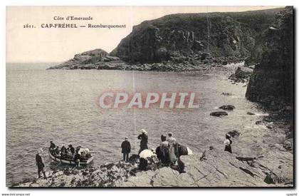 CPA Cote d Emeraude Cap Frehel Reembarquement Barque