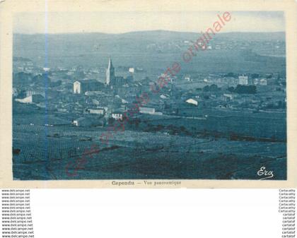 11.  CAPENDU .  Vue panoramique .