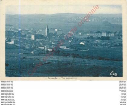 11.  CAPENDU .  Vue panoramique .