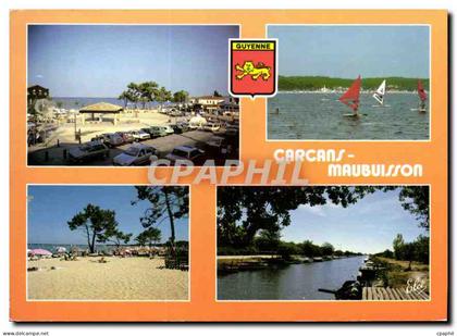 CPM Carcans Maubuisson Planche a voile Lion