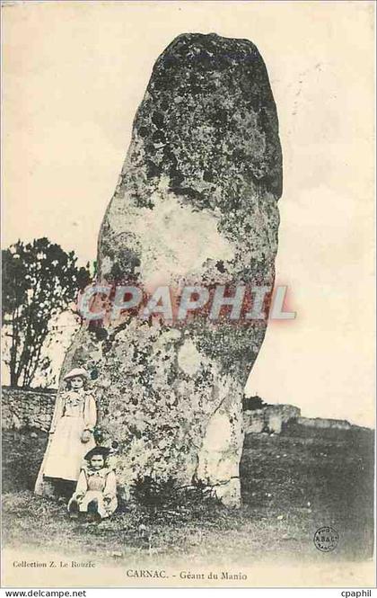 CPA Carnac Geant du Manio