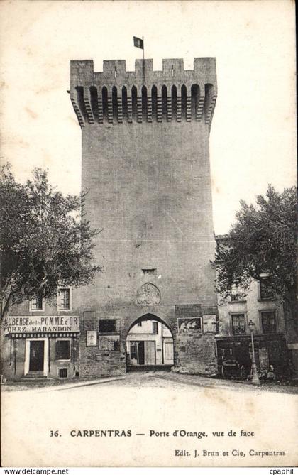 Carpentras - Porte d'Orange - CPA