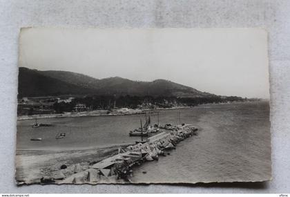 Cpsm, Carqueiranne, la digue détruite, Var 83