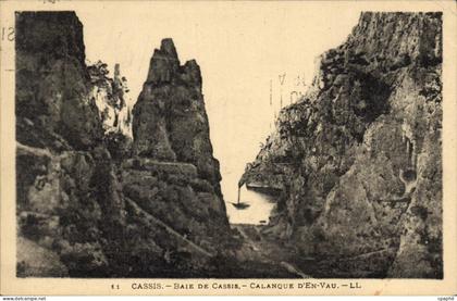 CPA Cassis Baie de Cassis Calanque d'En Vau