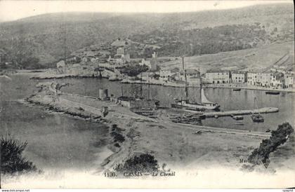 CPA Cassis Panorama Bateaux