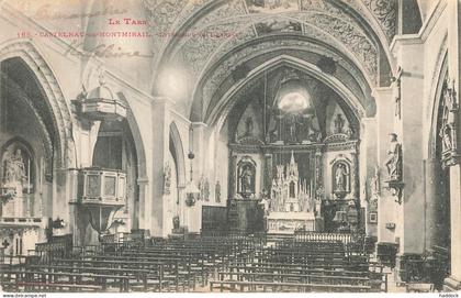 CASTELNAU DE MONTMIRAIL : INTERIEUR DE L'EGLISE