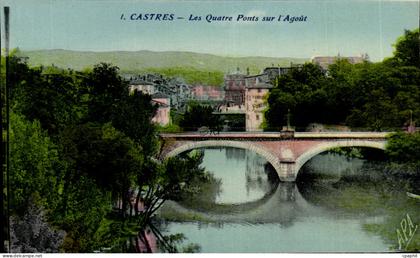 Castres - Les Quatre Ponts - CPA
