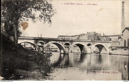 Castres - Pont Biais - CPA