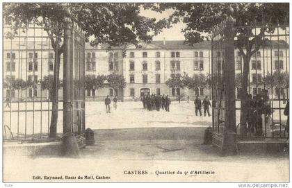 CASTRES QUARTIER DU 9 EME D ARTILLERIE