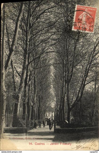 CPA Castres Jardin Frascaly