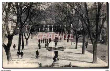CPA Castres La Place nationale